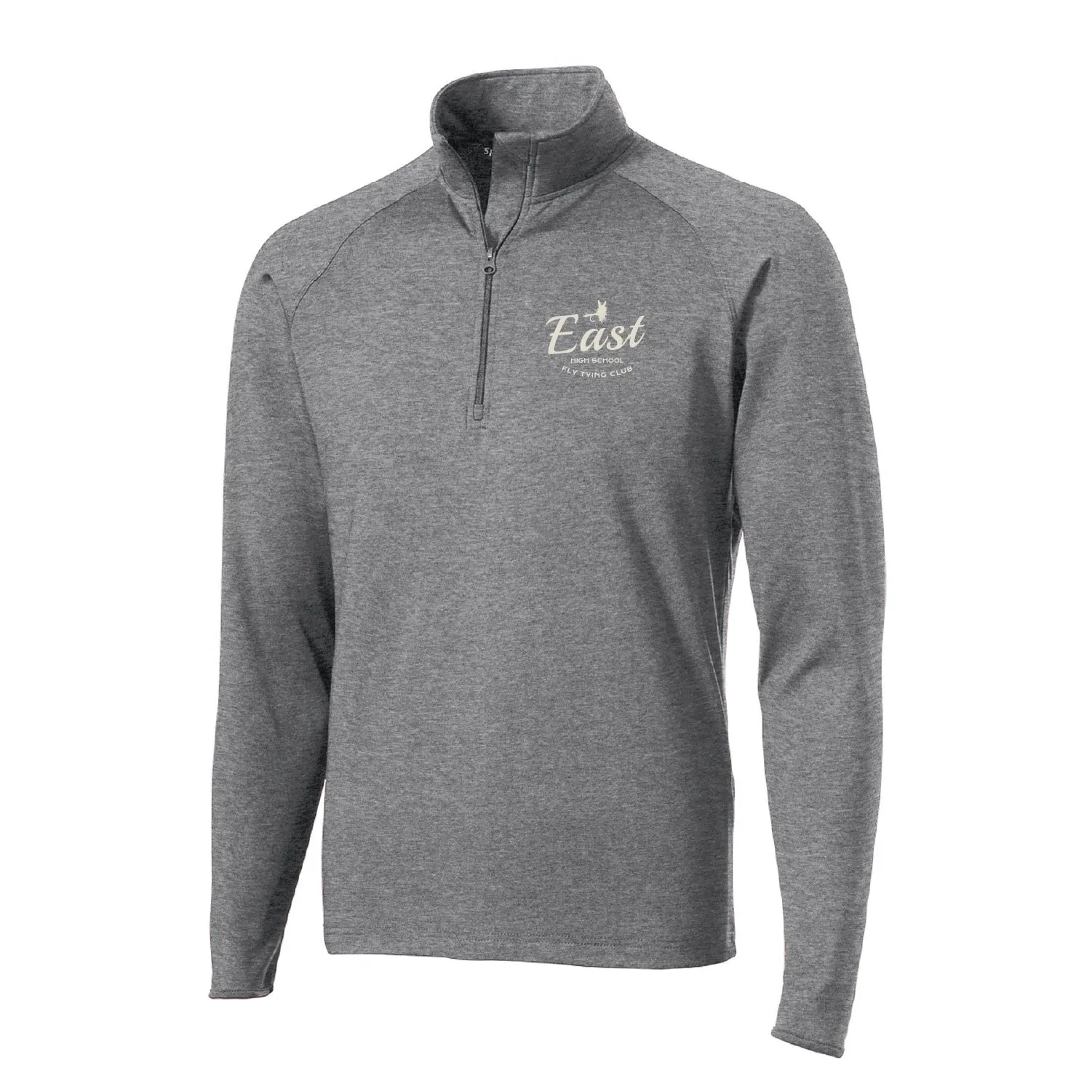 Duluth East Fly-tying Club Sport-Wick Stretch 1/2-Zip Pullover