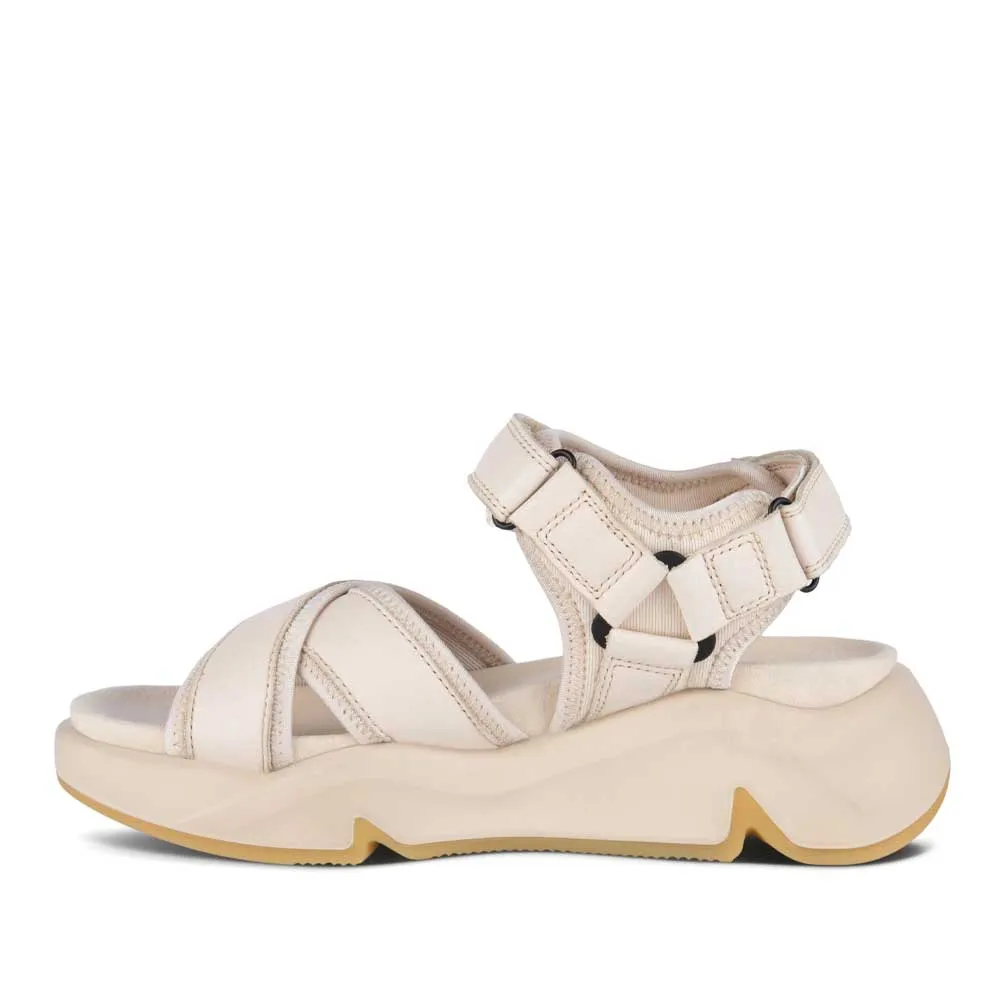 Ecco Chunky 20330359113 Women's Flat Summer Sport Sandals Limestone