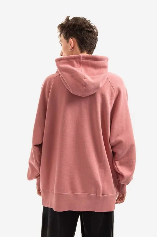 Edwin cotton sweatshirt Mood Hoodie Sweat men's pink color