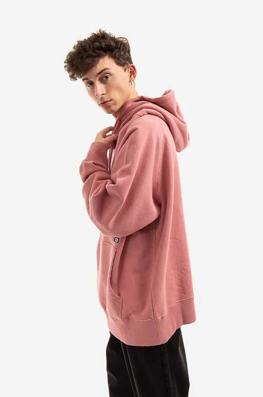 Edwin cotton sweatshirt Mood Hoodie Sweat men's pink color