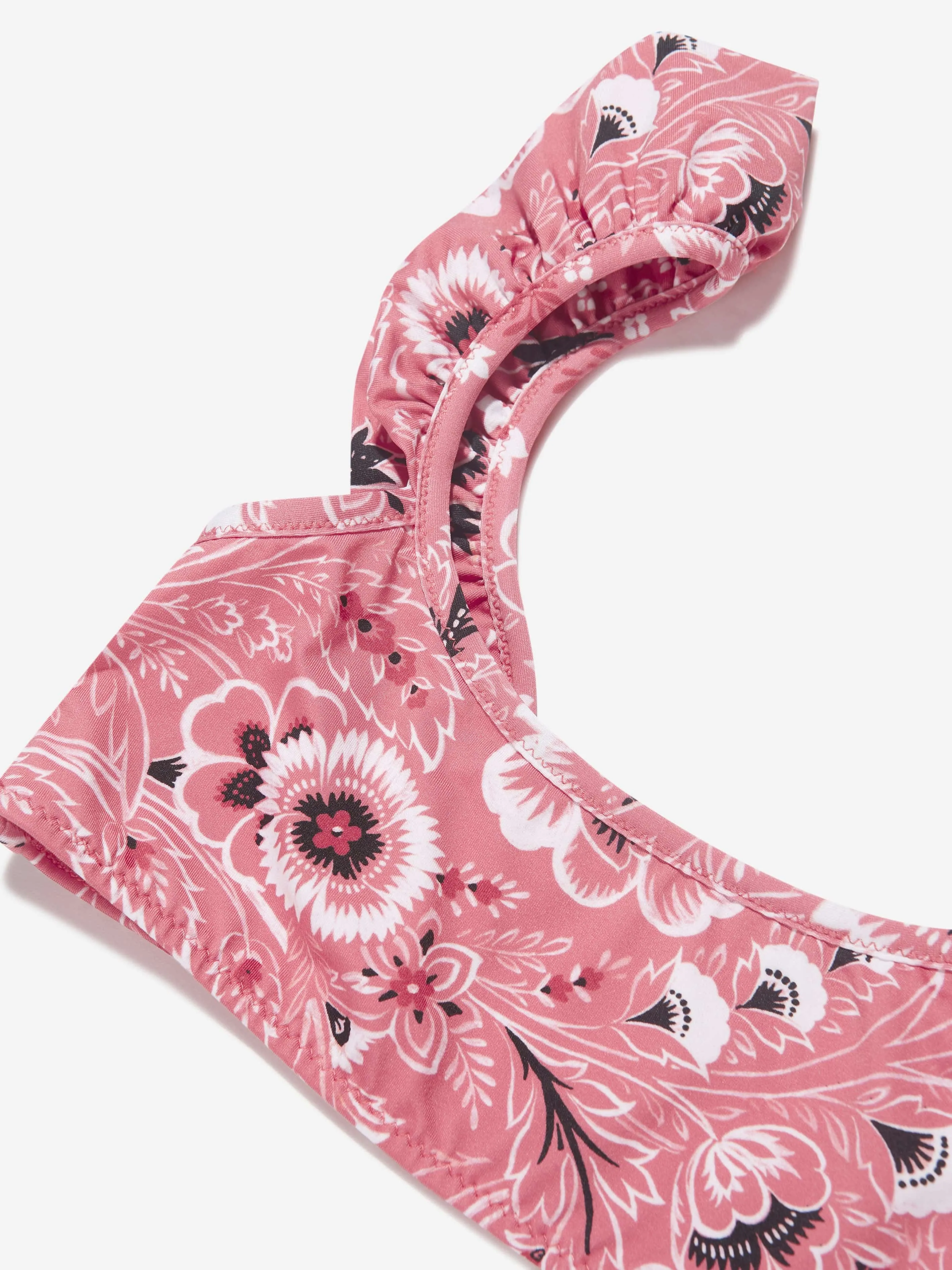 Etro Girls Floral Paisley Bikini in Pink