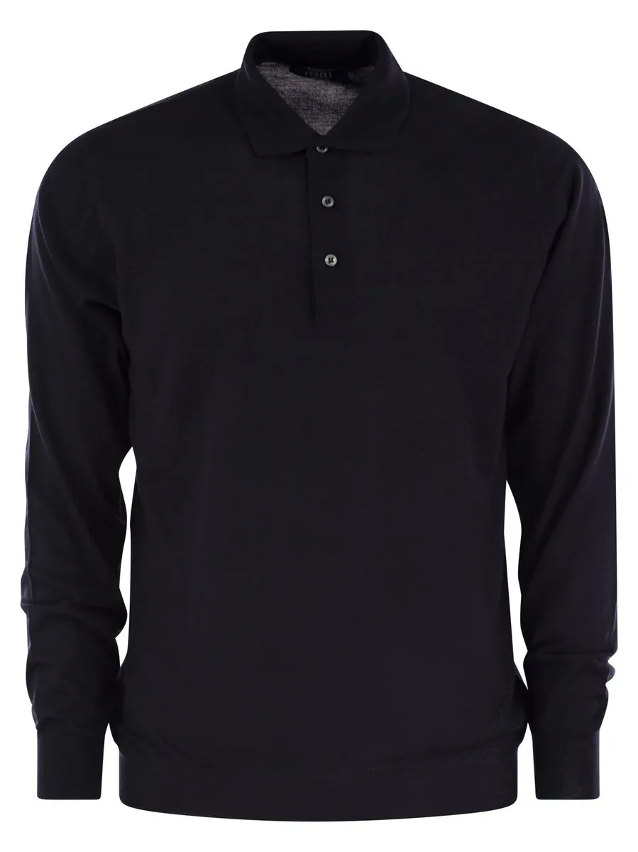 Fedeli    Fedeli Virgin Wool Polo Shirt