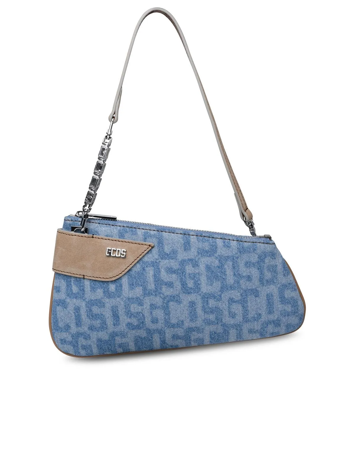 Gcds    Gcds Light Blue Denim Bag