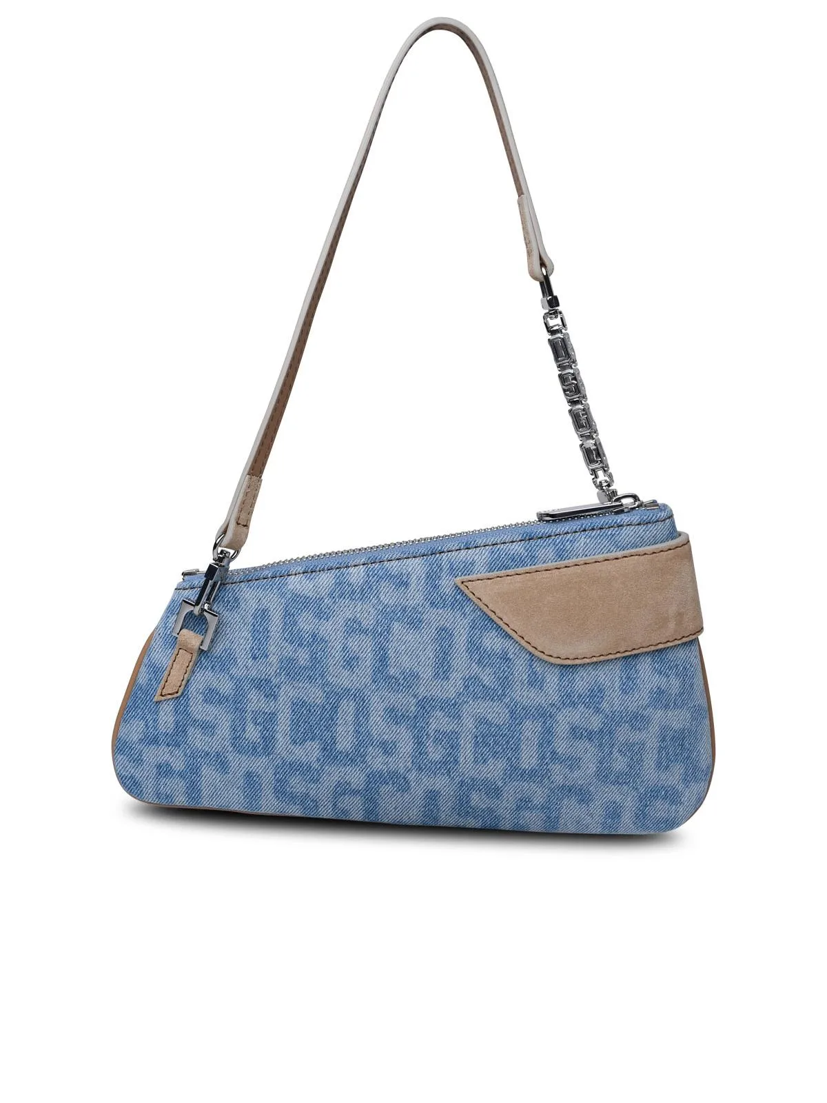 Gcds    Gcds Light Blue Denim Bag