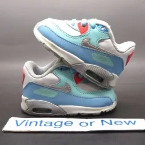 Girls Nike Air Max '90 Lakeside White Teal Toddler 72485...