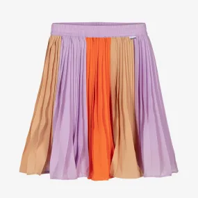 Girls Purple Pleated Skirt