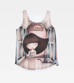 Girls shirt printed tank top