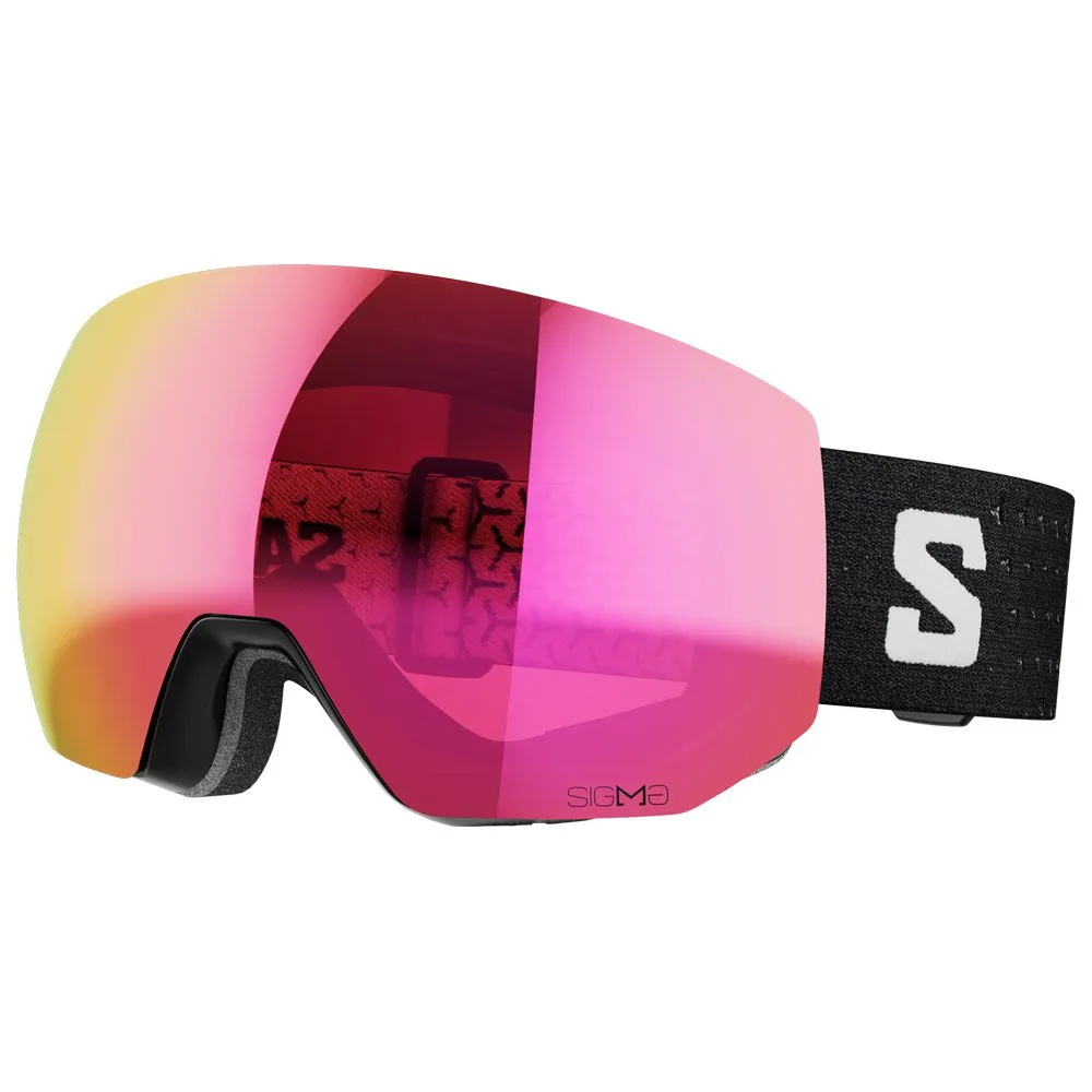 Goggles Salomon ---Radium Pro Black Sigma Poppy Red