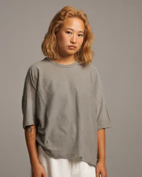 Grey Basic Pullover Tee