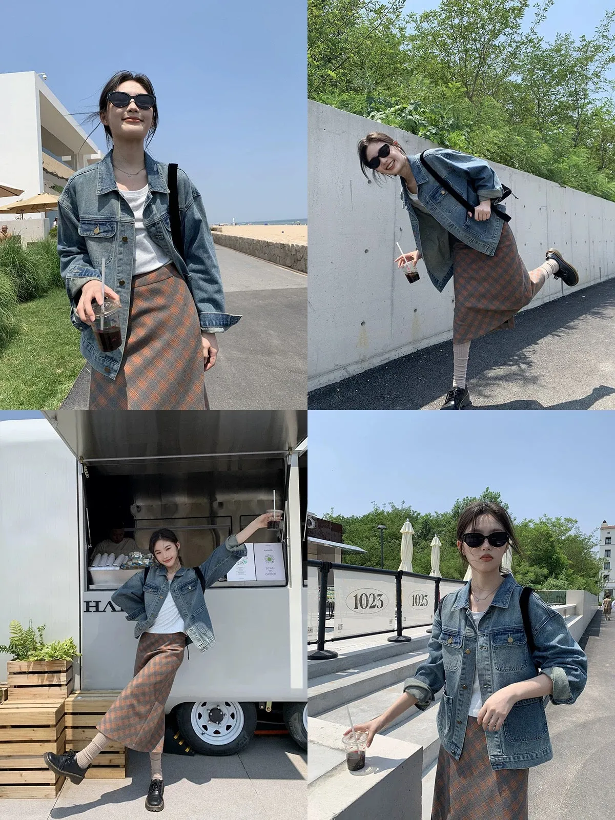 Hello Canon Retro Washed Multi-Pocket Denim Jacket Women's Early Autumn 2024 New Design Loose Top