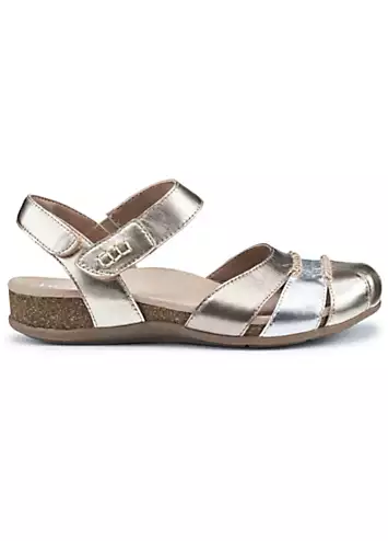 Hotter Denali Metallic Multi Wide Women’s Sandals | Grattan