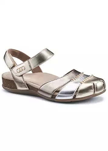 Hotter Denali Metallic Multi Wide Women’s Sandals | Grattan