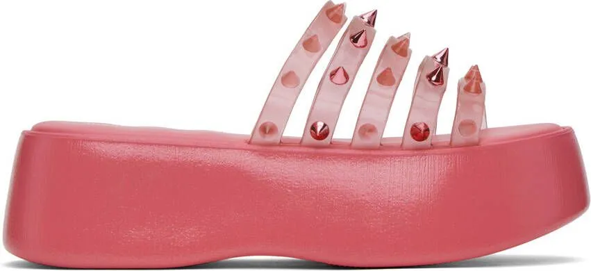 Jean Paul Gaultier Pink Melissa Edition Becky Punk Love Sandals