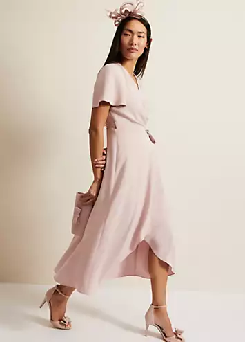 Julissa Frill Wrap Midi Dress by Phase Eight | Look Again