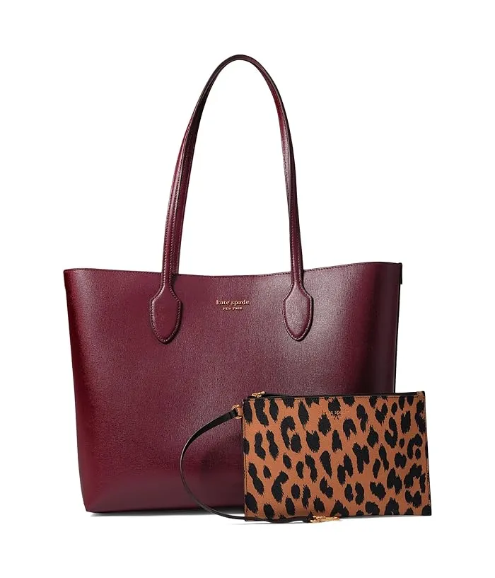 Kate Spade New York Bleecker Modern Leopard Interior Pop Printed Large Tote