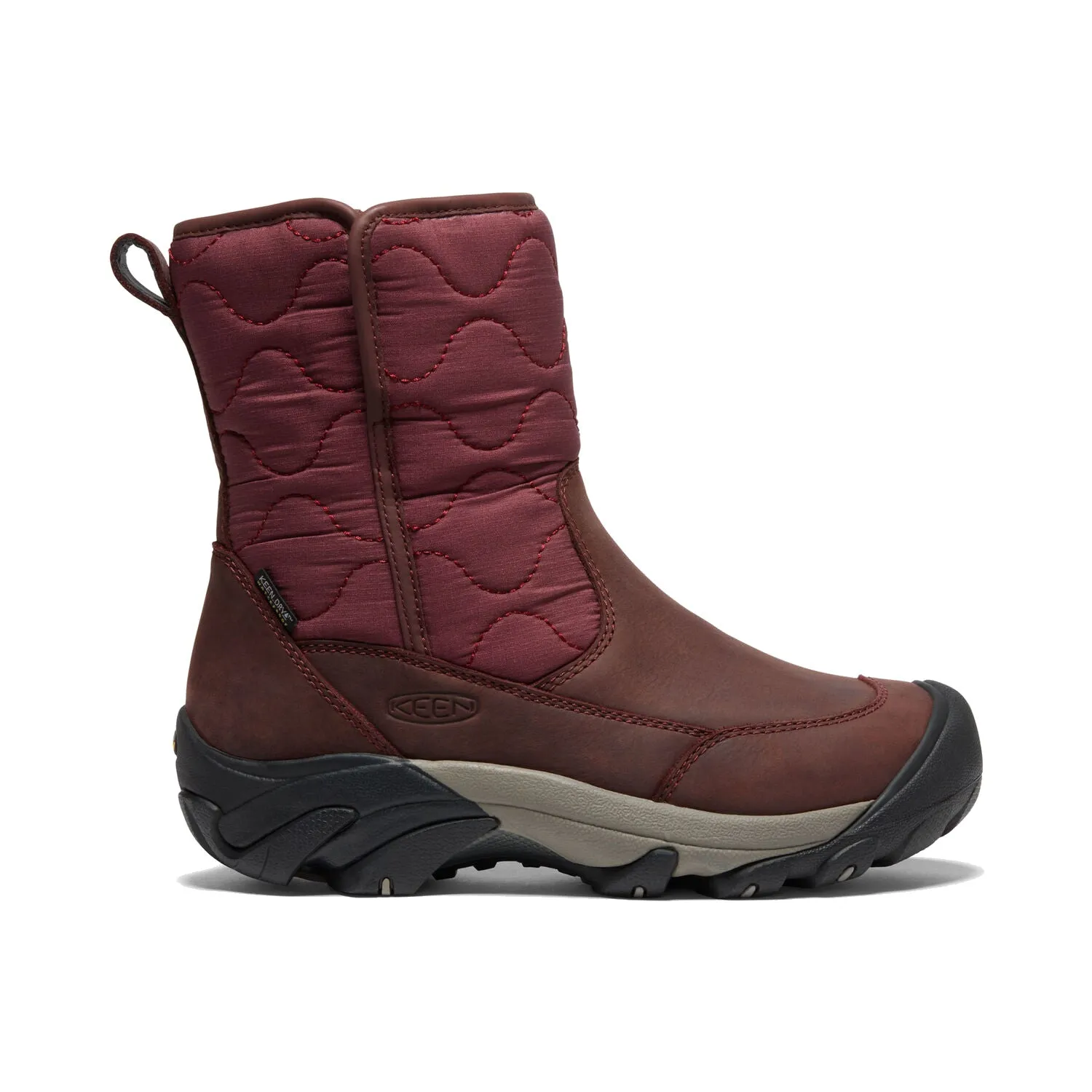 Keen Women's Betty Waterproof Pull-On Boot - Burgundy/Black