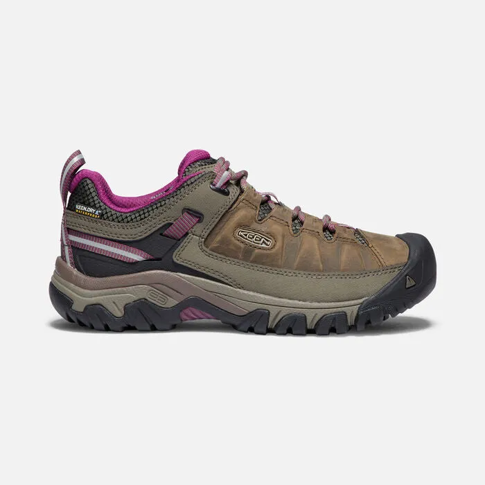 Keen Women's Targhee III Waterproof Boot - Weiss/Boysenberry