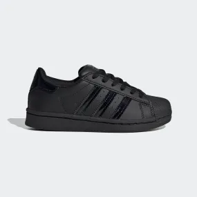 Kid's adidas Originals Black Iridescent Superstar Shoes