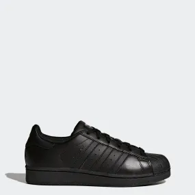 Kid's adidas Originals Superstar Foundation Shoes Triple Black