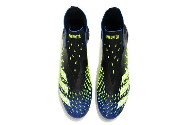 Kids Adidas Predator Freak + FG 2021 Black / Team Royal Blue / Solar Yellow / White