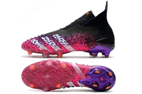 Kids adidas Predator Freak+ FG 2021 Core Black/White/Shock Pink