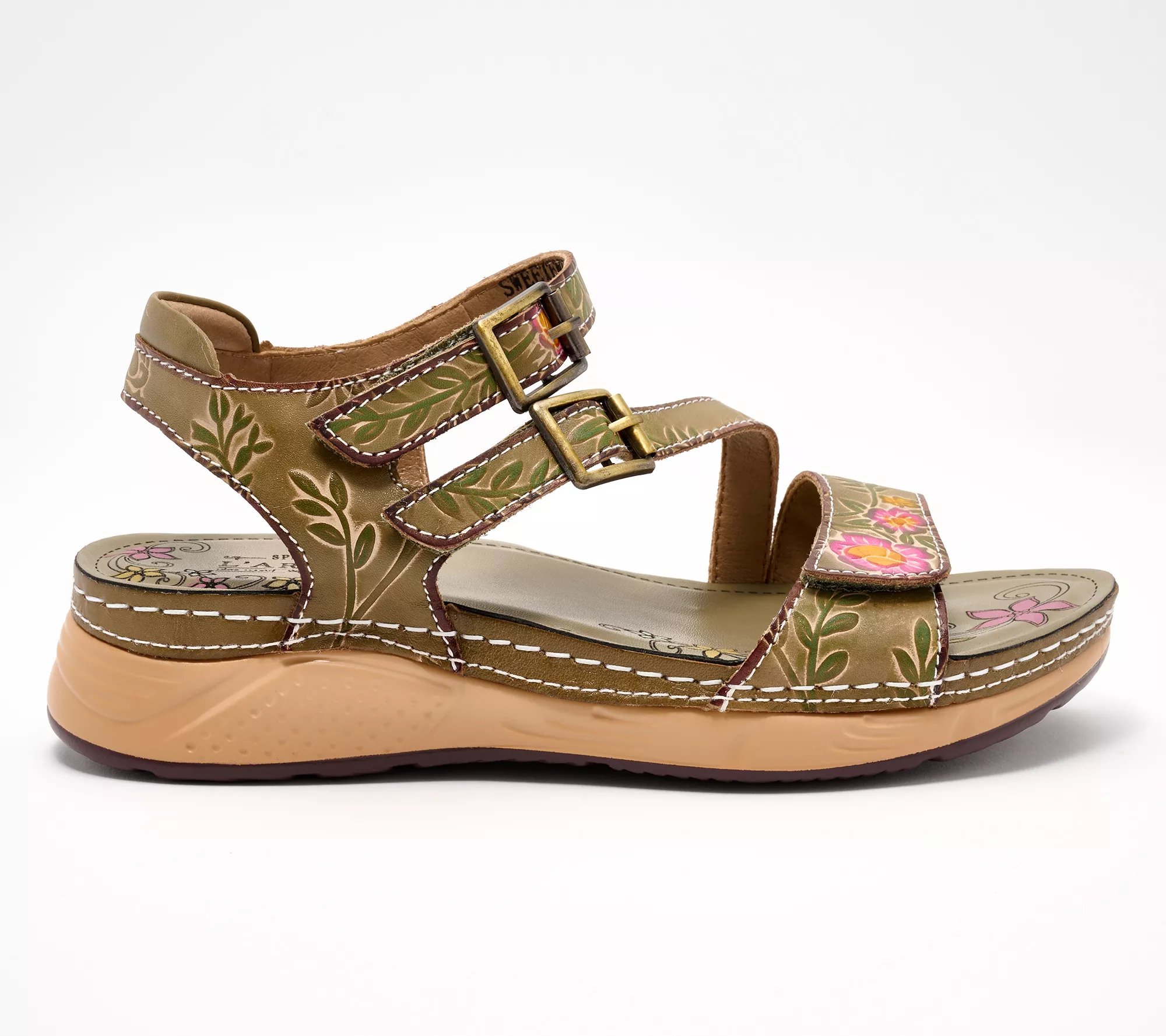 L'Artiste x Jane & Coco Leather Sandals - Sweetened