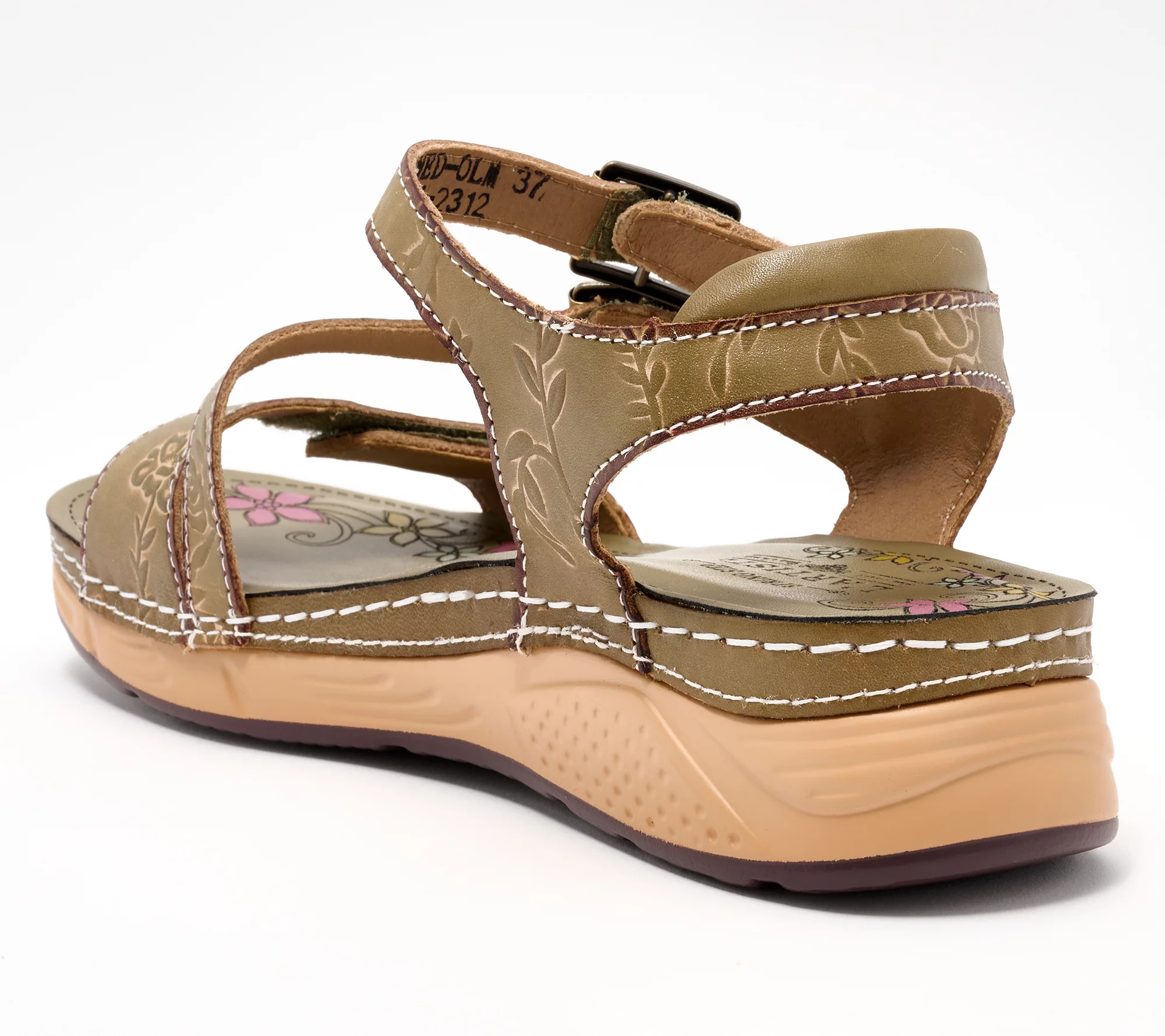 L'Artiste x Jane & Coco Leather Sandals - Sweetened