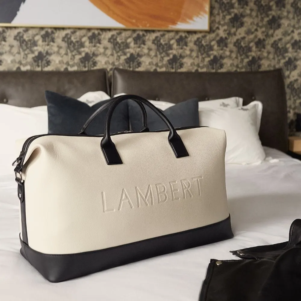 Lambert - The June - Oyster Mix Vegan Leather Travel Tote