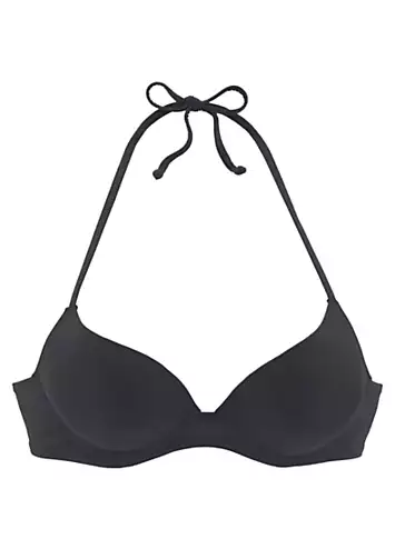 LASCANA Push Up Halterneck Bikini Top | Grattan