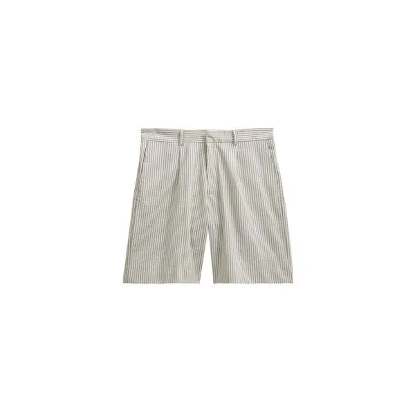 Linton Pleat Short - Stripe