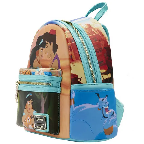 Loungefly x Disney Aladdin Princess Jasmine Scenes Mini Backpack