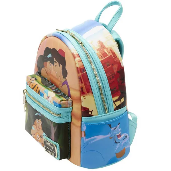 Loungefly x Disney Aladdin Princess Jasmine Scenes Mini Backpack