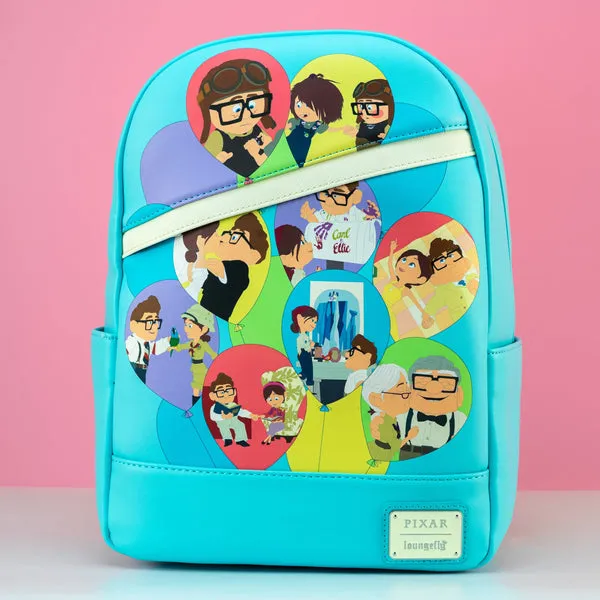 Loungefly x Disney Pixar Up Carl and Ellie Balloon Moments Mini Backpack