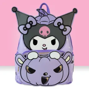 Loungefly x Sanrio Kuromi Pumpkin Mini Backpack