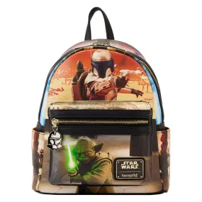 Loungefly x Star Wars Attack of the Clones Scenes Mini Backpack