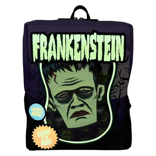 Loungefly x Universal Monsters Frankenstein Neon Mask Mini Backpack