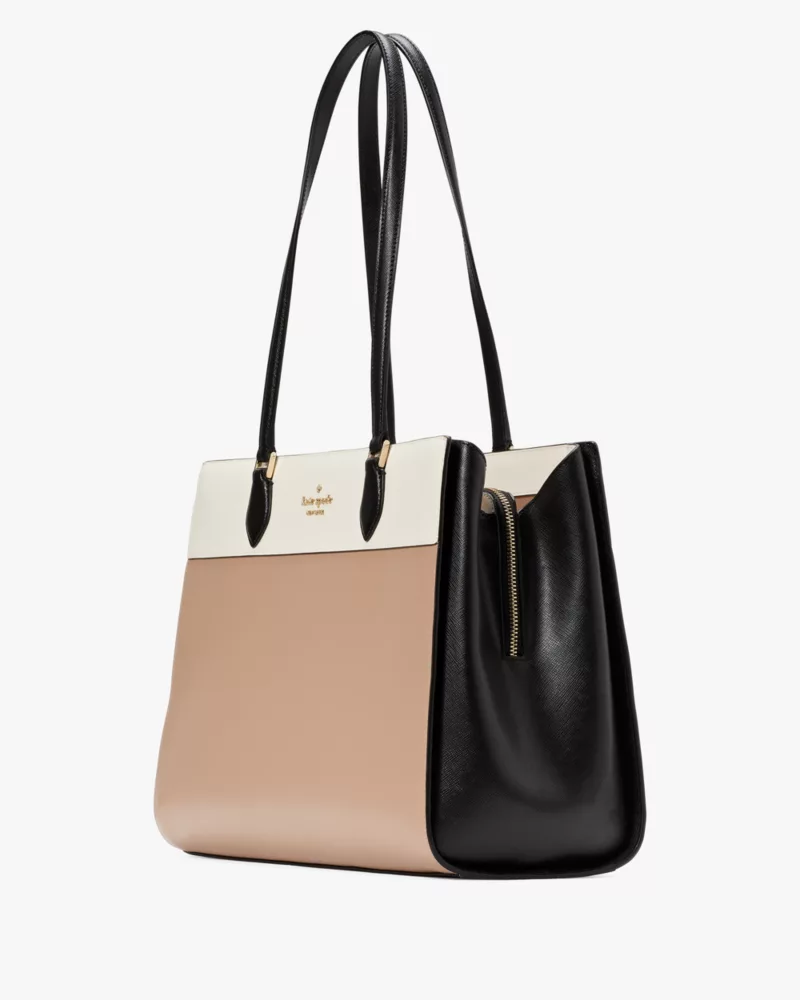 Madison Colorblock Saffiano Leather East West Laptop Tote | Kate Spade GB