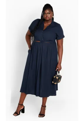 Malia Dress - navy