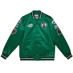 M&N NBA Boston Celtics Heavyweight Satin Jacket ''Green''