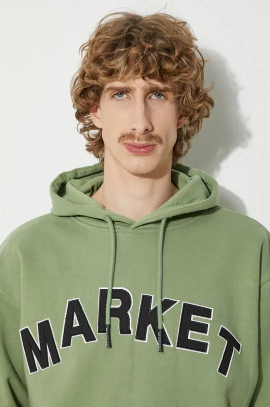 Market cotton sweatshirt Community Garden Hoodie men's green color 397000580