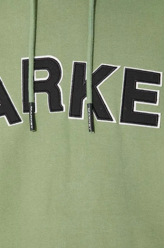 Market cotton sweatshirt Community Garden Hoodie men's green color 397000580