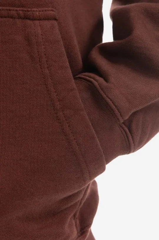 Market cotton sweatshirt Mkt Arc Hoodie men's brown color