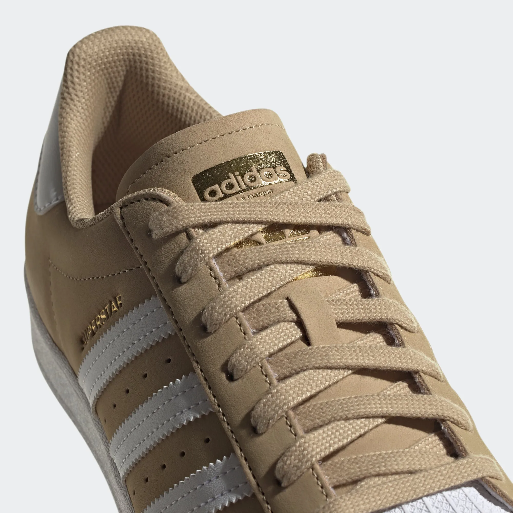 Men’s adidas Originals Superstar Shoes Beige Tone