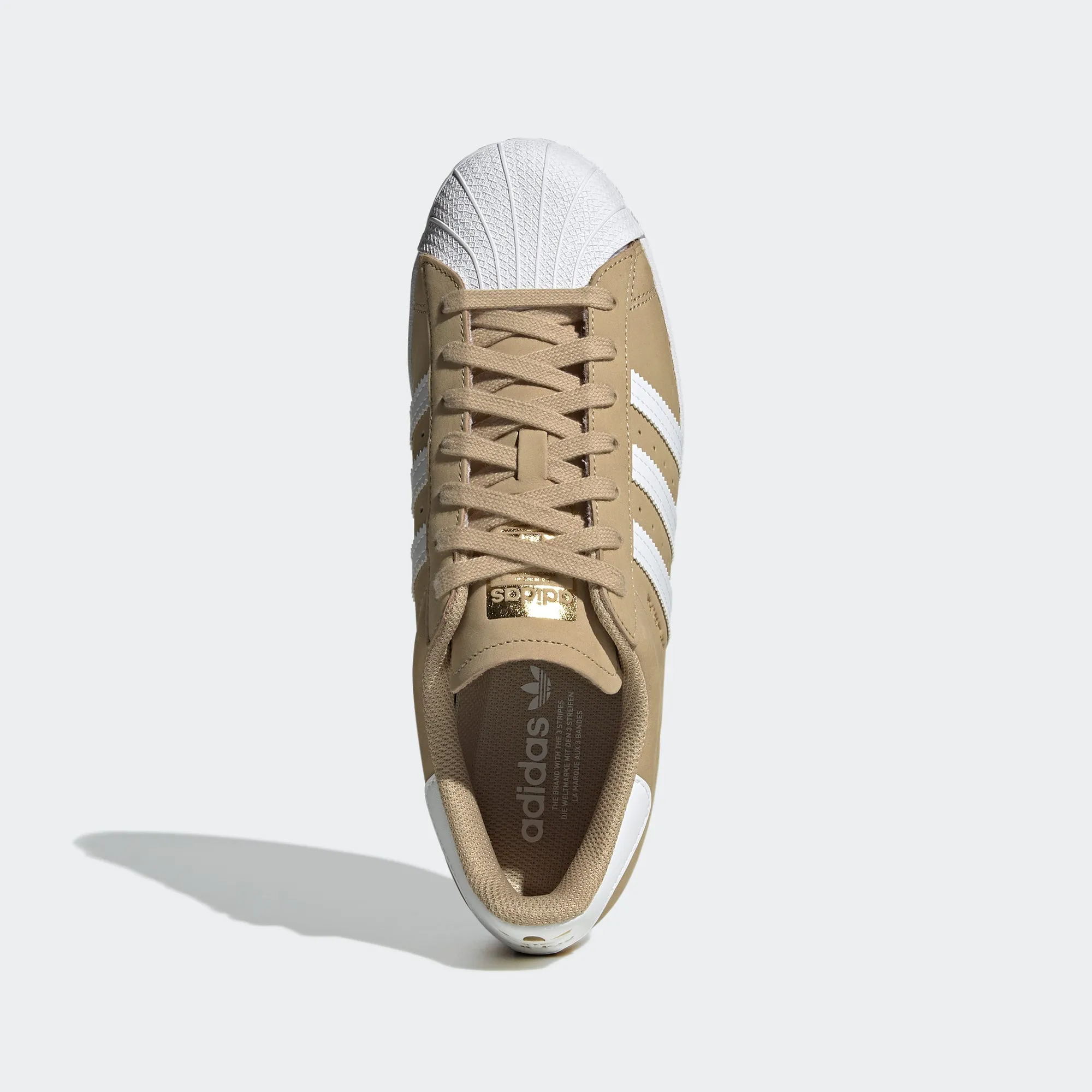 Men’s adidas Originals Superstar Shoes Beige Tone