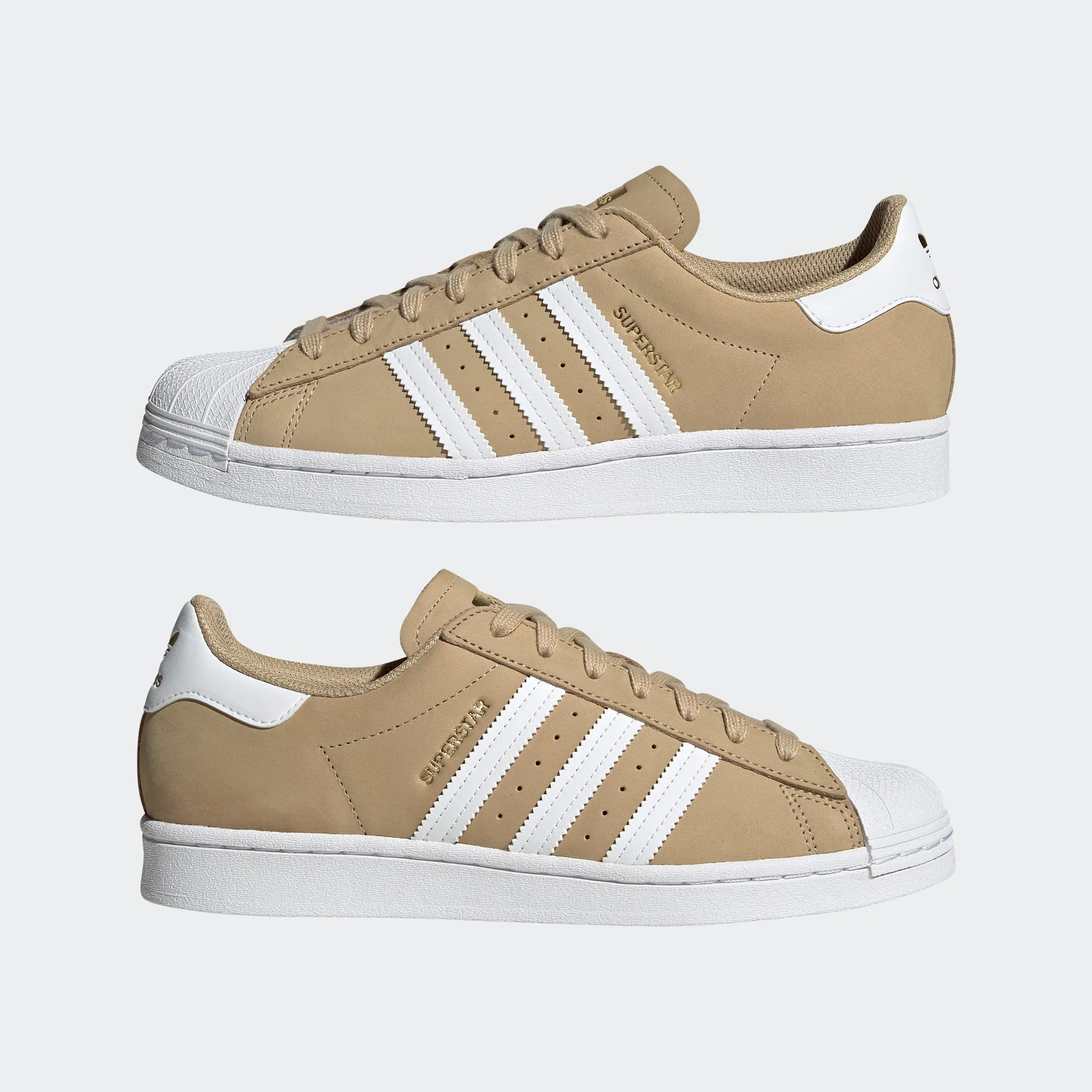 Men’s adidas Originals Superstar Shoes Beige Tone