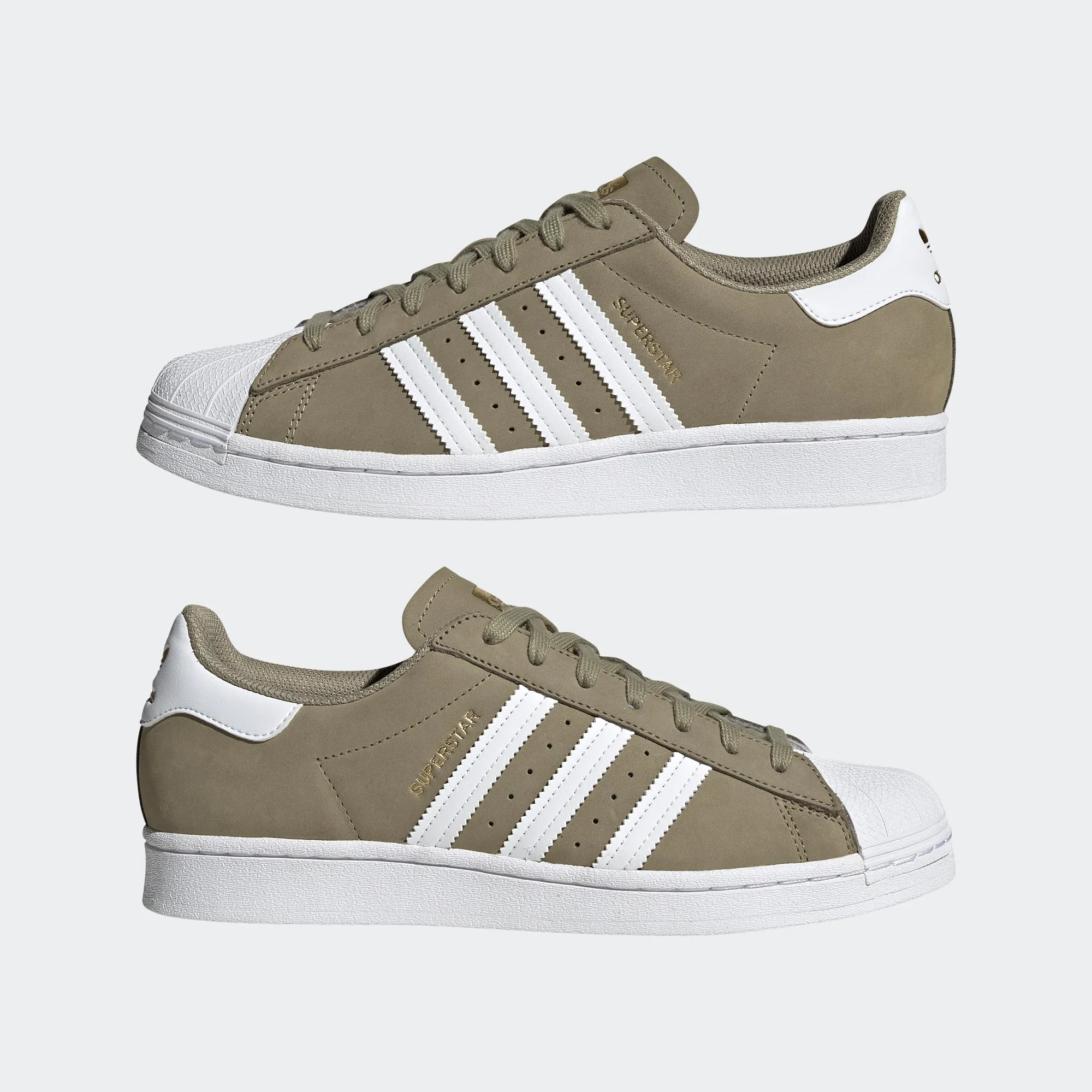 Men’s adidas Originals Superstar Shoes Orbit Green