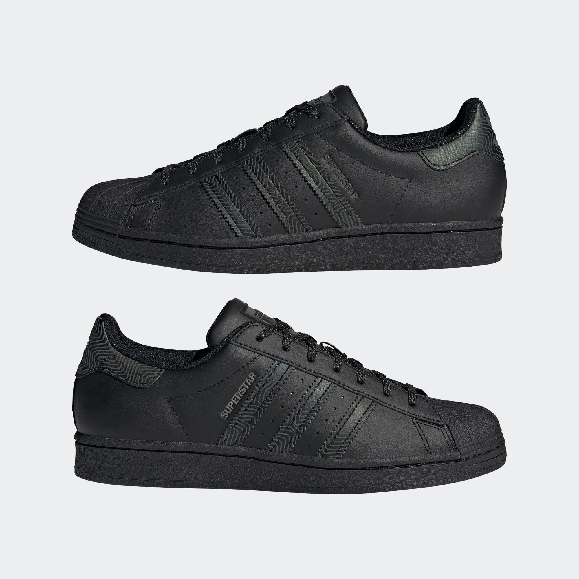 Men’s adidas Originals Superstar Shoes Triple Black