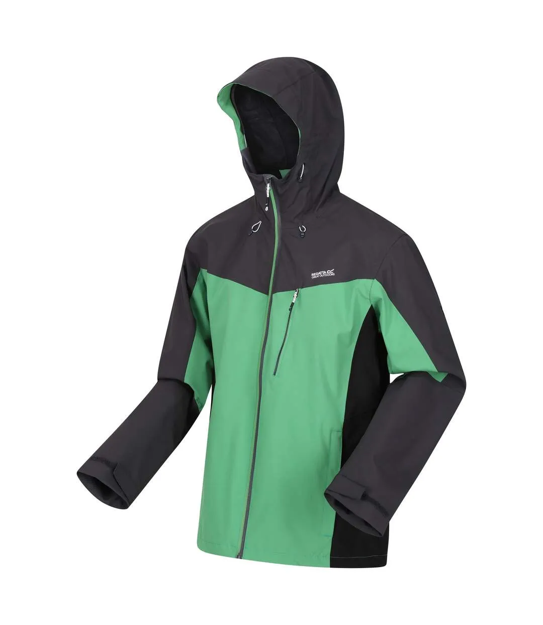 Mens birchdale waterproof hooded jacket field green/ash Regatta