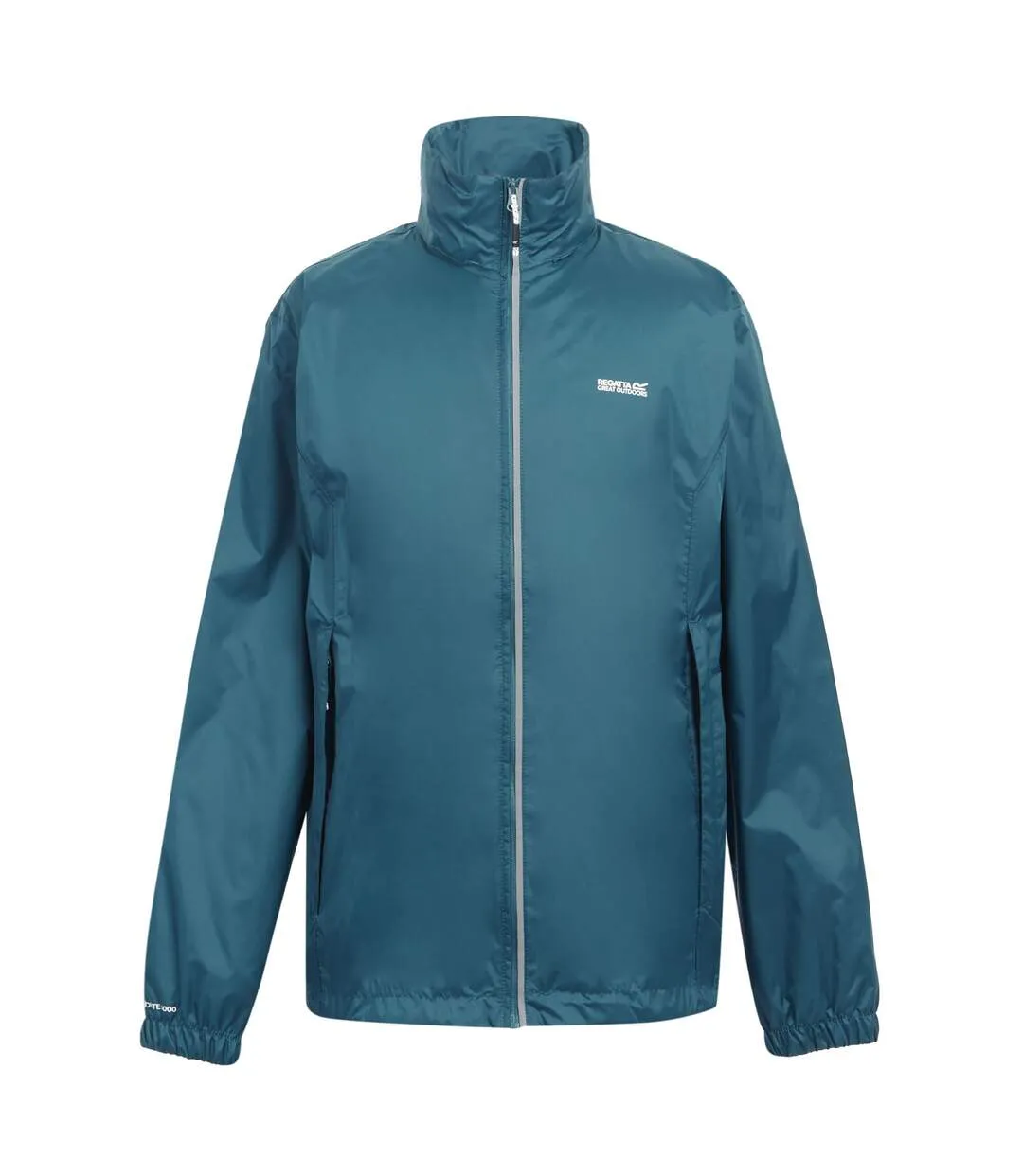 Mens lyle iv waterproof hooded jacket moroccan blue/citron lime Regatta