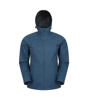 Mens rift extreme 2.5 layer waterproof jacket blue Mountain Warehouse